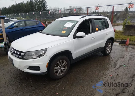 2015 Volkswagen Tiguan S from USA, damaged, VIN WVGAV7AX9FW562135